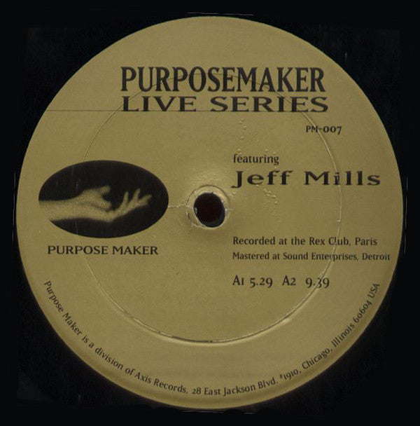 JEFF MILLS / PURPOSE MAKER LIVE SERIES (USED)
