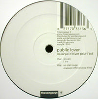 PUBLIC LOVER / MUSIQUE D'HIVER POUR L'ETE