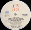 TEN CITY / THAT'S THE WAY LOVE IS - PROMO (USED)