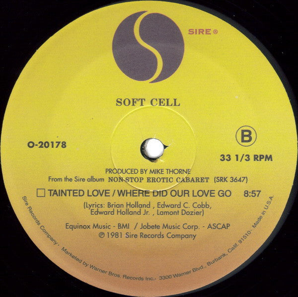 Laid Back / Soft Cell - White Horse / Tainted Love / Where Did Our Love Go