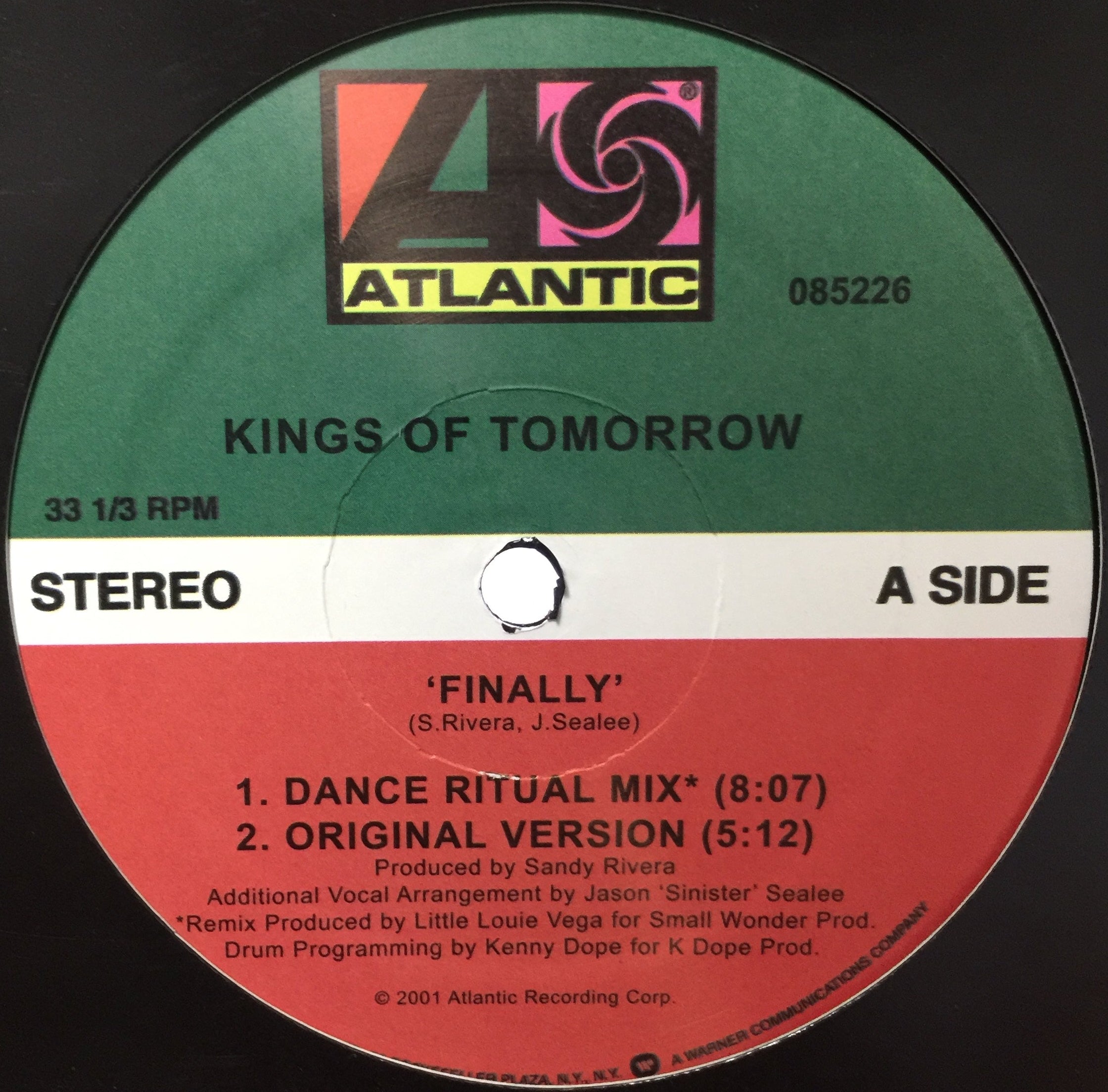 Kings Of Tomorrow Featuring Julie McKnight ‎– Finally