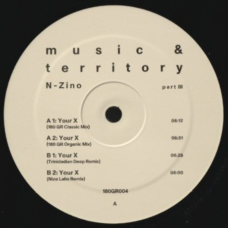 N-Zino – Music & Territory (Part III)【近日入荷予定】