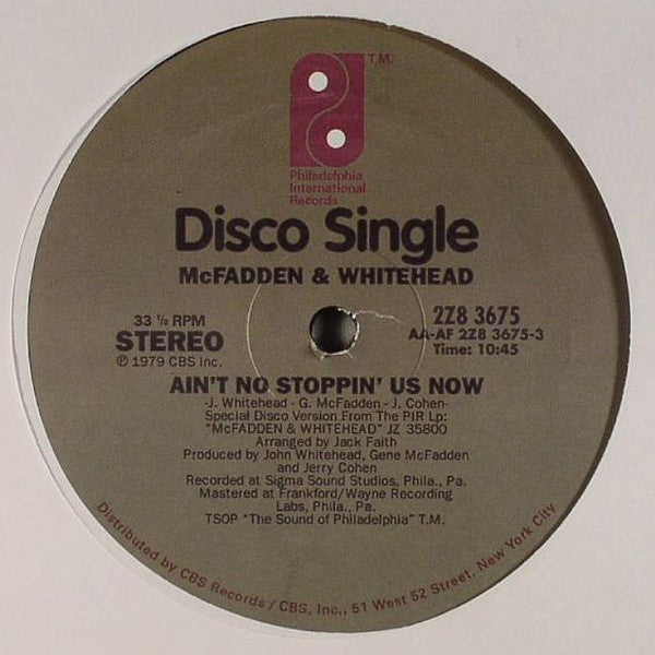 McFadden & Whitehead / Archie Bell And The Drells – Ain't No Stoppin' Us Now / Strategy