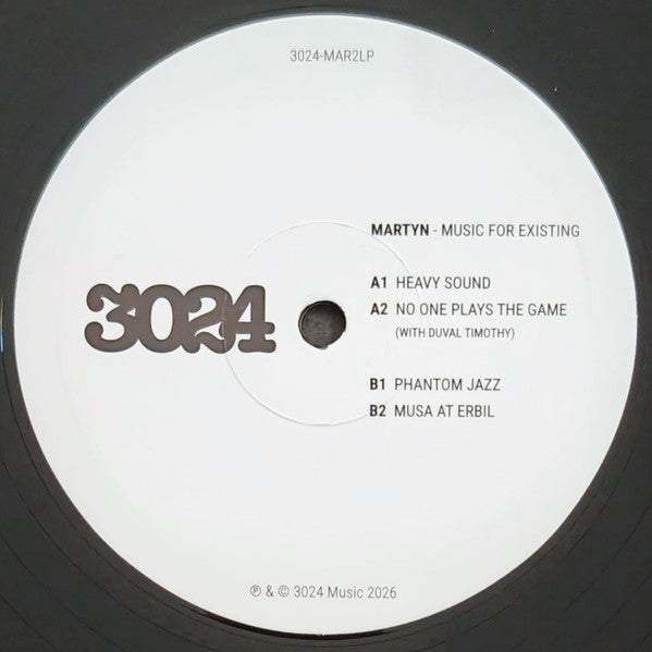 Martyn – Music For Existing【近日入荷予定】
