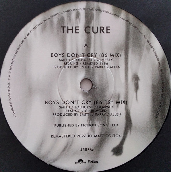 The Cure – Boys Don't Cry (86 Mix)