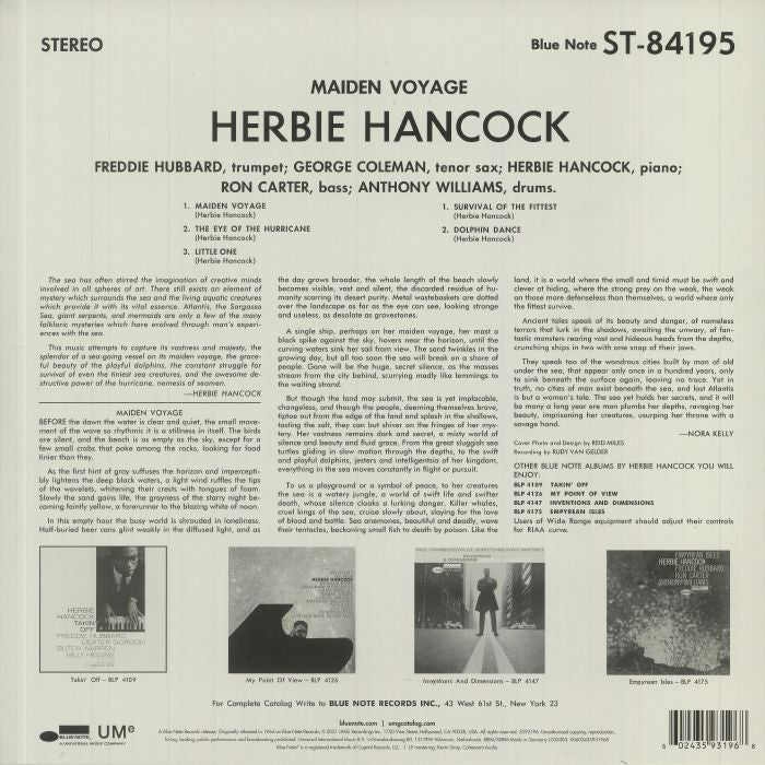 Herbie Hancock  - Maiden Voyage (Blue Note Essentials)【近日入荷予定】