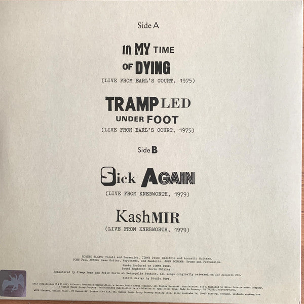 Led Zeppelin – Live EP