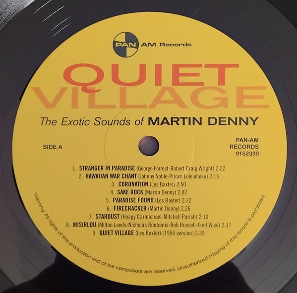 Martin Denny – Quiet Village: The Exotic Sounds Of Martin Denny【近日入荷予定】