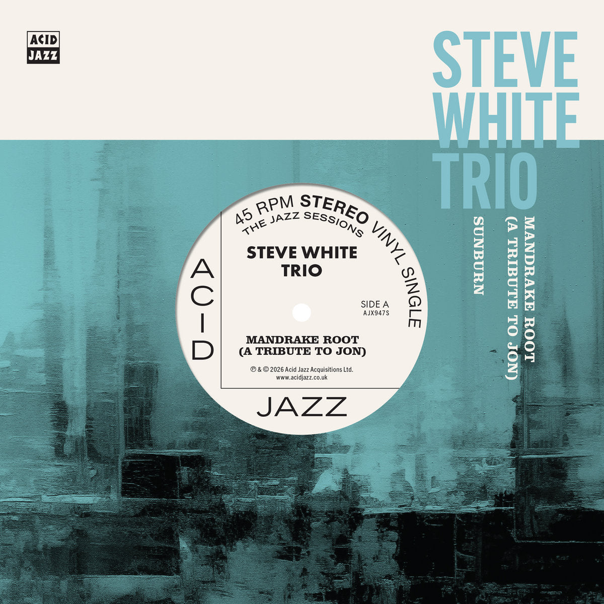 Steve White Trio – Mandrake Root (A Tribute To Jon)【近日入荷予定】