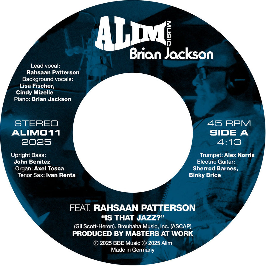 Brian Jackson feat Rahaan Patterson - Is That Jazz?