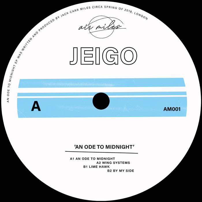 Jeigo - An Ode To Midnight【近日入荷予定】