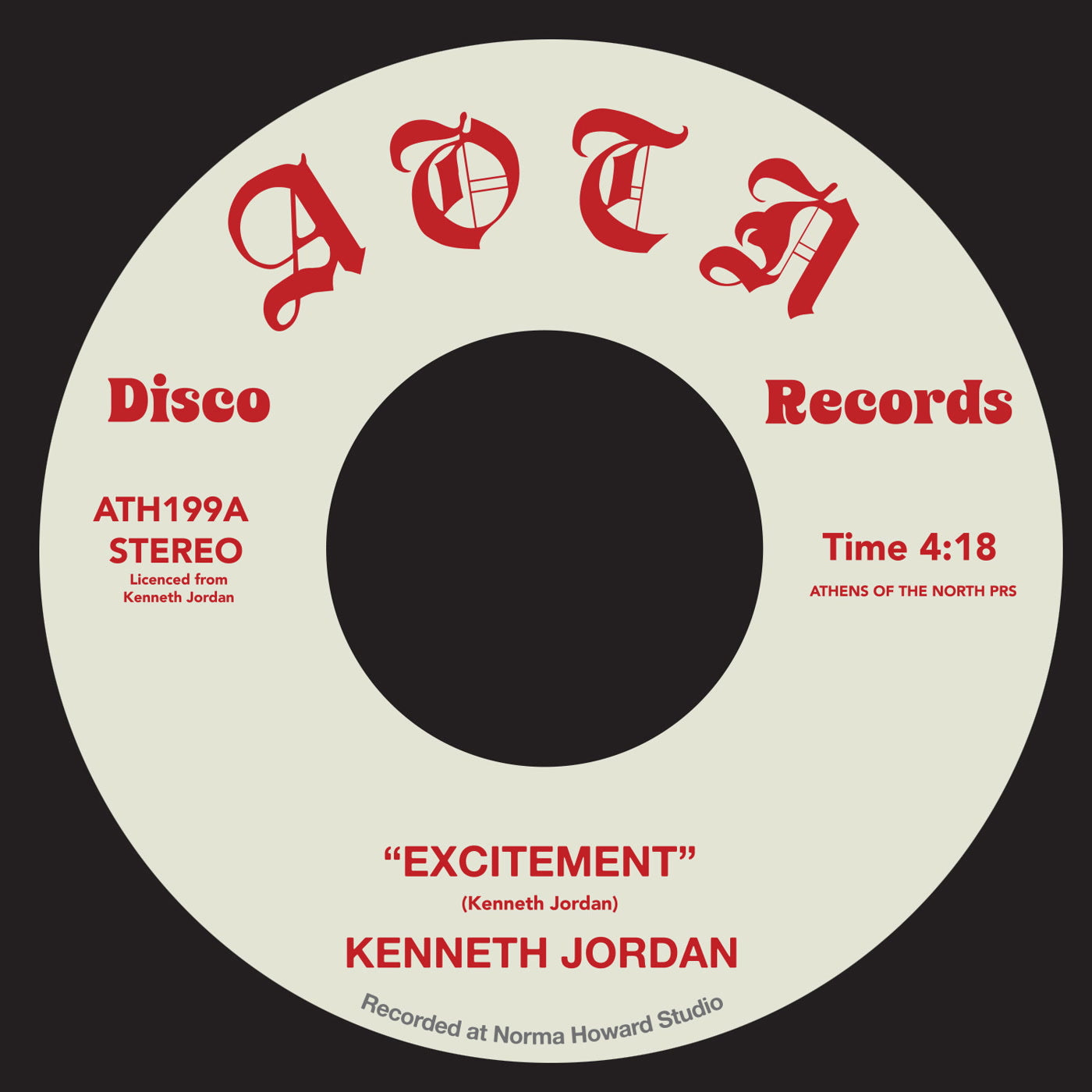 Kenneth Jordan – Excitement【近日入荷予定】
