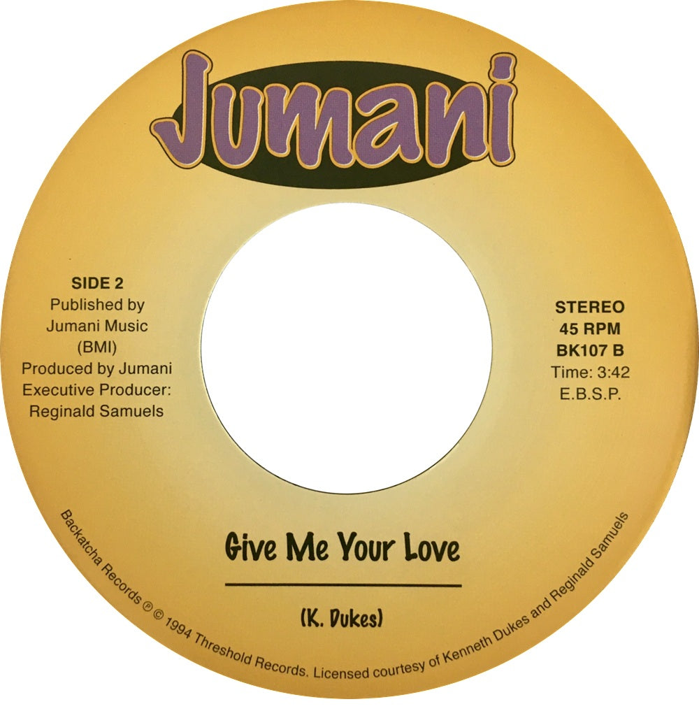 Jumani – We Can Work It Out / Give Me Your Love【近日入荷予定】