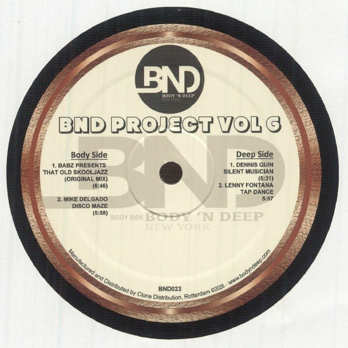 Various – BND Project Vol 6【近日入荷予定】
