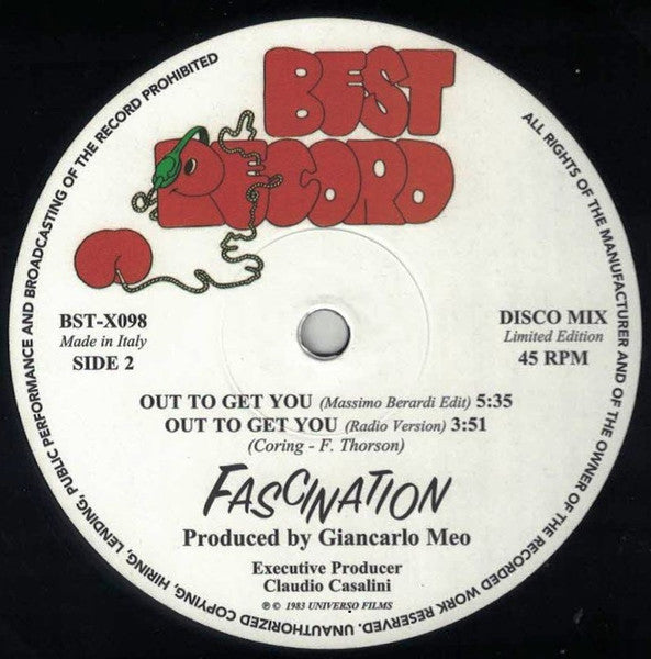 Fascination – Out To Get You
