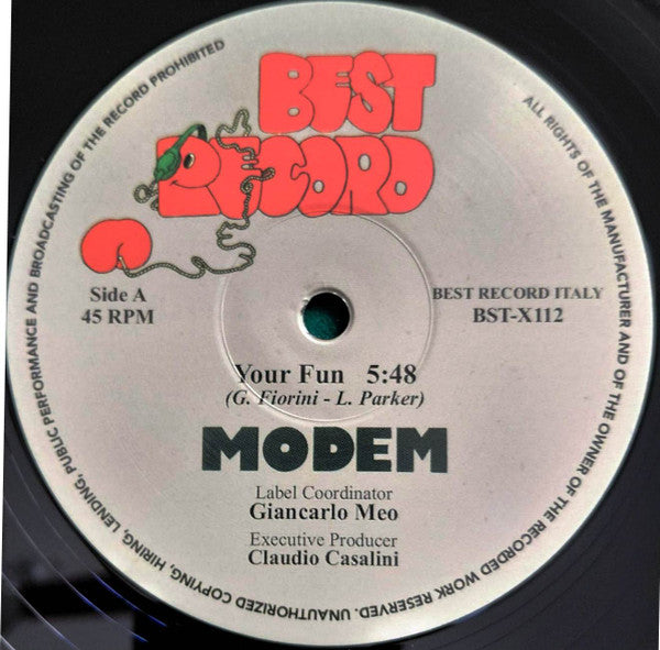 Modem - Your Fun / Valerie【近日入荷予定】