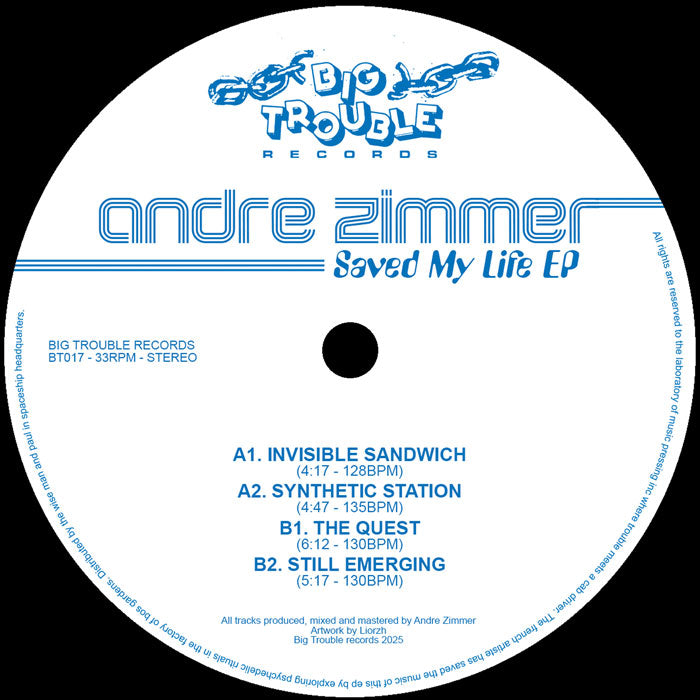 Andre Zimmer - Saved My Life EP