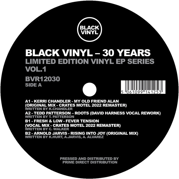 Kerri Chandler / Tedd Patterson / Fresh & Low / Arnold Jarvis - Black Vinyl 30 Years【近日入荷予定】