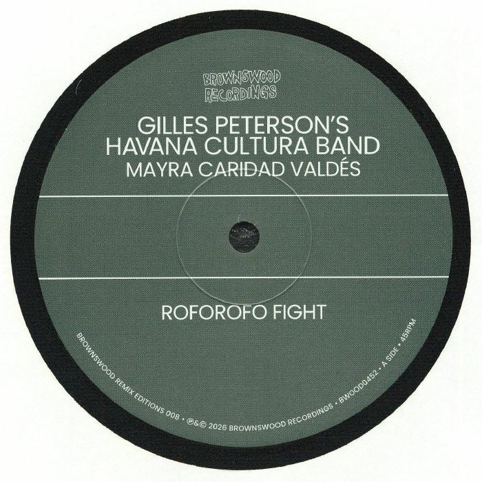 Louie Vega / Gilles Peterson's Havana Cultura Band - Brownswood Remix Editions 008【近日入荷予定】