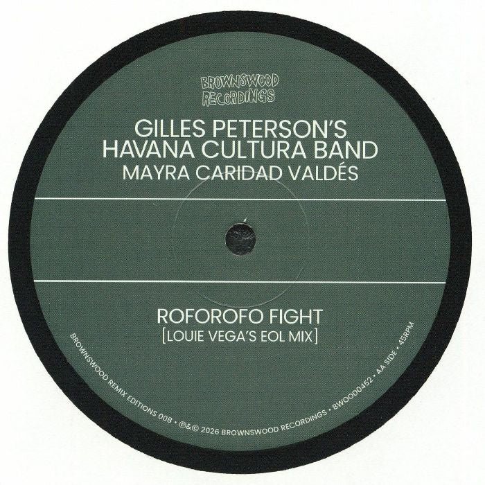 Louie Vega / Gilles Peterson's Havana Cultura Band - Brownswood Remix Editions 008【近日入荷予定】