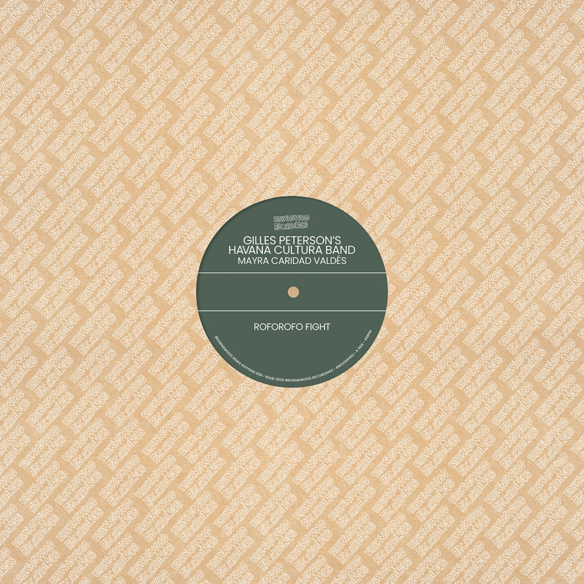 Louie Vega / Gilles Peterson's Havana Cultura Band - Brownswood Remix Editions 008【近日入荷予定】