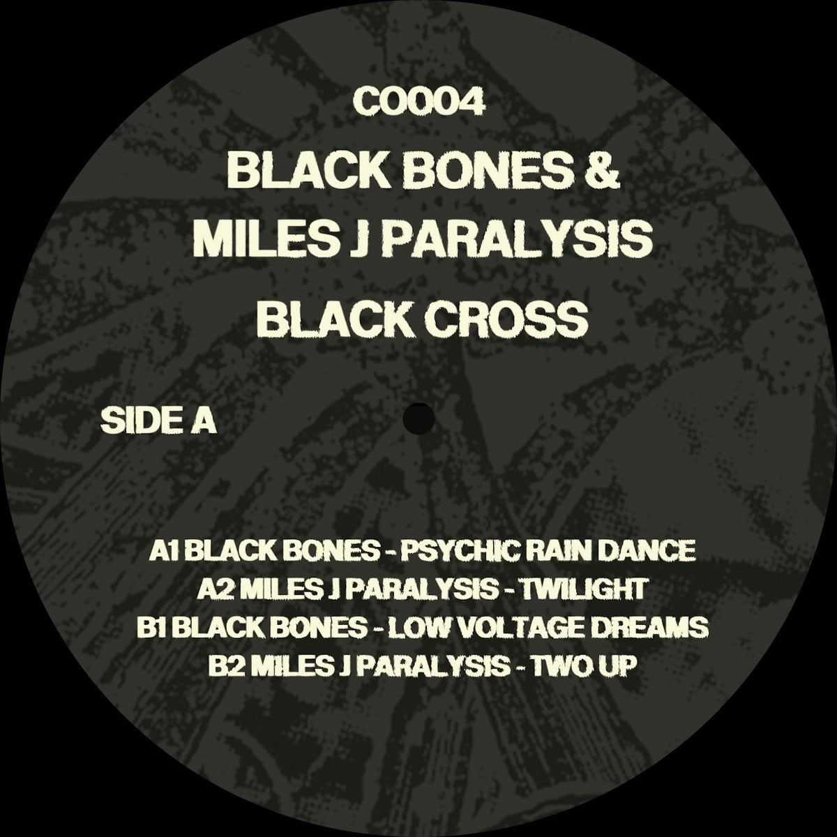 Black Bones & Miles J Paralysis - Black Cross【近日入荷予定】