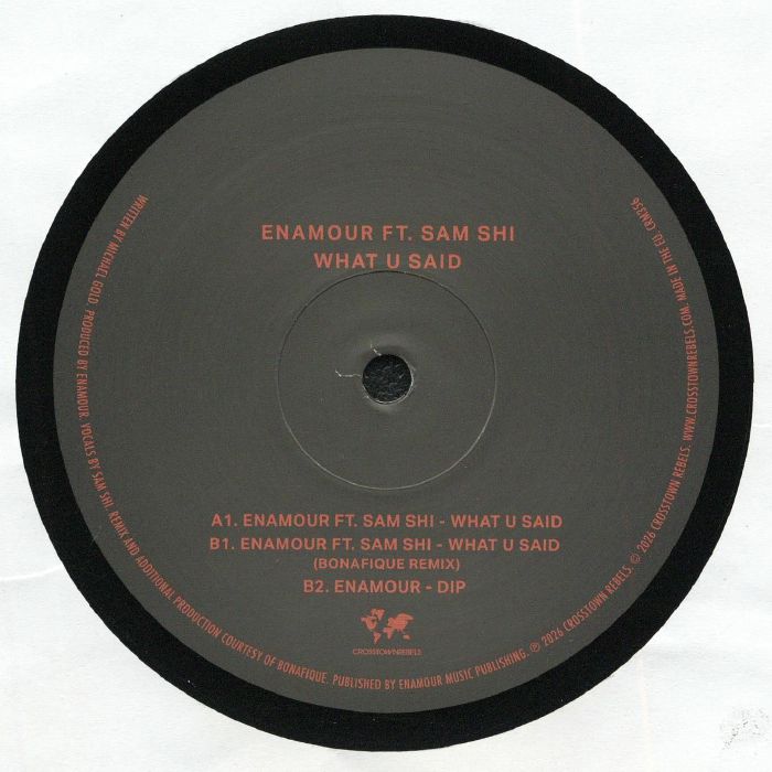 Enamour Ft. Sam Shi – What U Said【近日入荷予定】