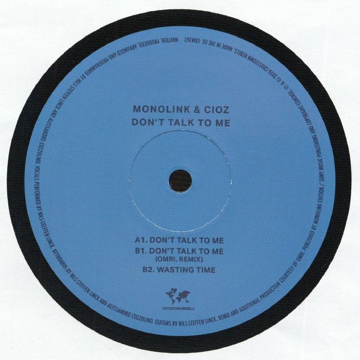 Monolink & Cioz – Don’t Talk To Me【近日入荷予定】