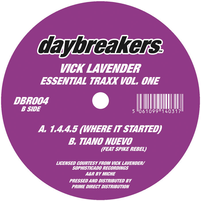 Vick Lavender - Essential Traxx vol. 1