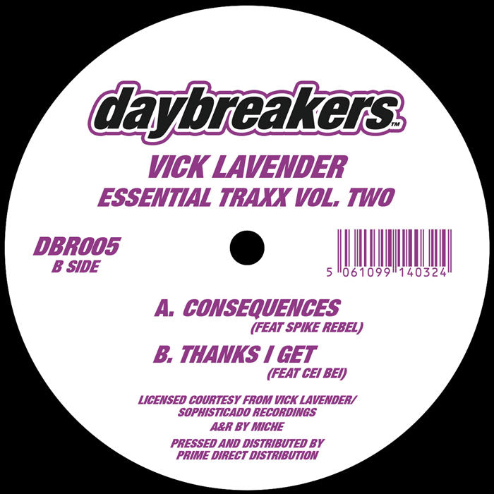 Vick Lavender - Essential Traxx vol. 2【近日入荷予定】
