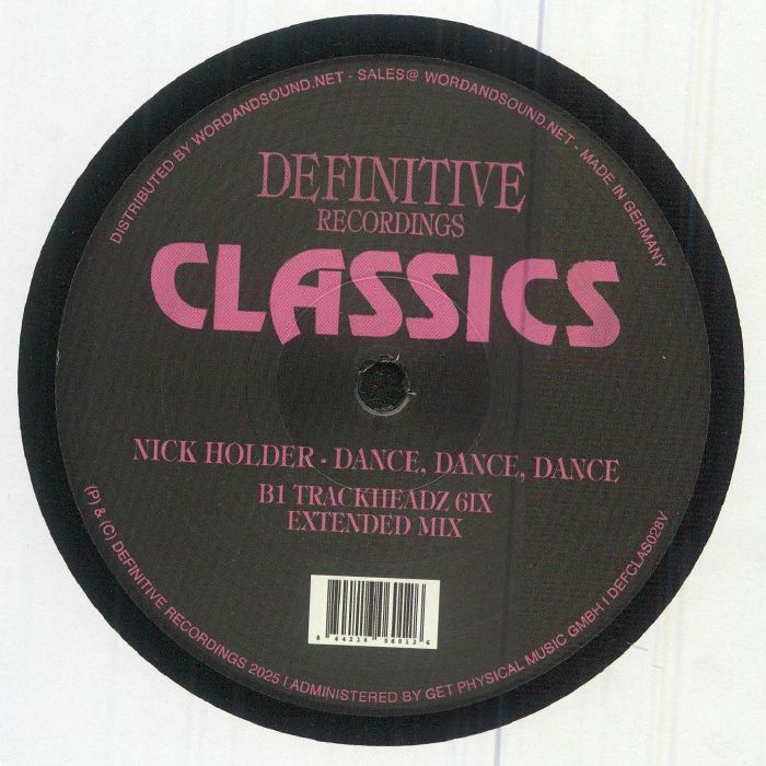 Nick Holder – Dance, Dance, Dance