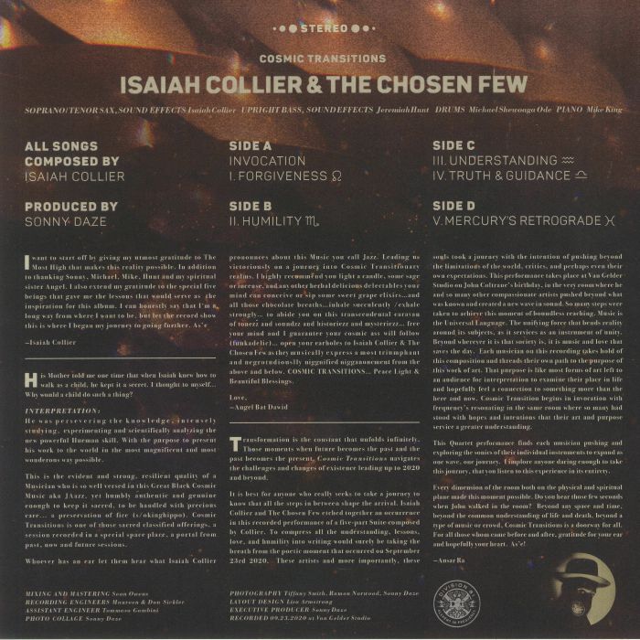 Isaiah Collier & The Chosen Few – Cosmic Transitions
