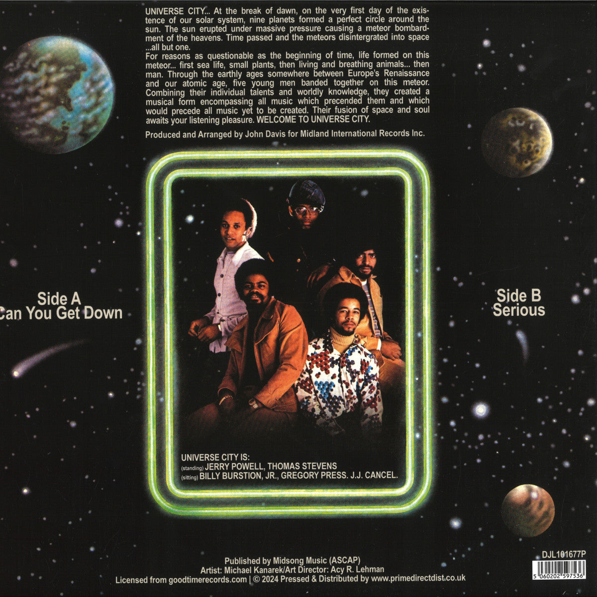 Universe City – Can You Get Down / Serious (RSD LIMITED)