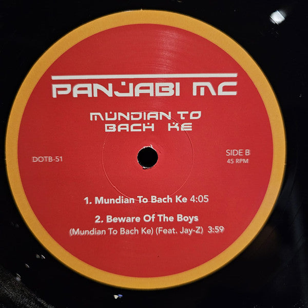 Panjabi MC – Mundian To Bach Ke【近日再入荷予定】