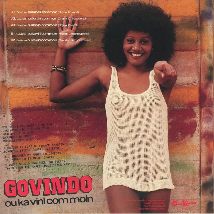 Govindo – Ou Ka Vini Com Moin【近日入荷予定】