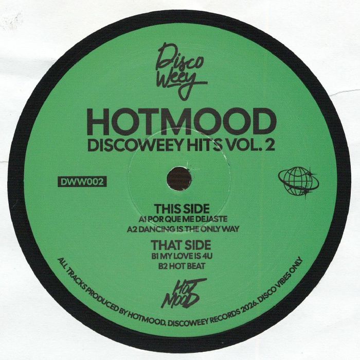 Hotmood – Discoweey Hits Vol 2【近日入荷予定】