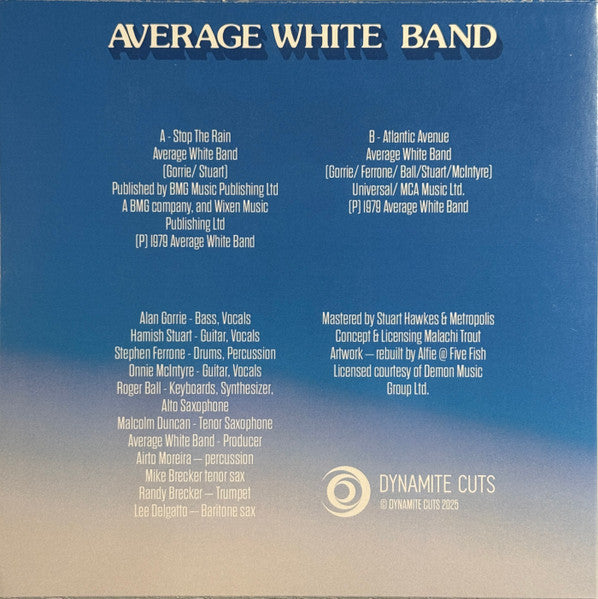 Average White Band – Stop The Rain【近日入荷予定】