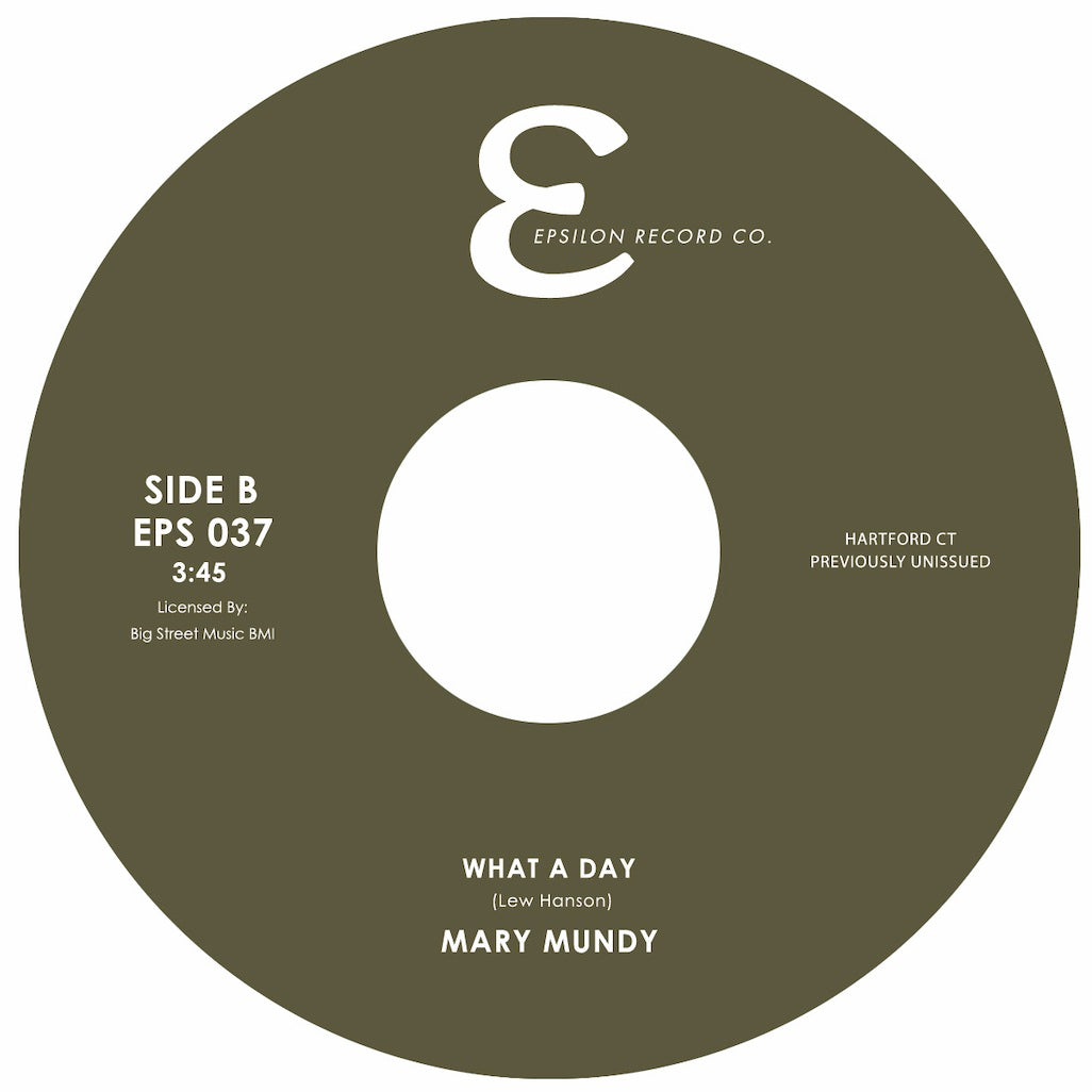 Mary Mundy – Yesterday Is Gone / What A Daybs047【近日入荷予定】