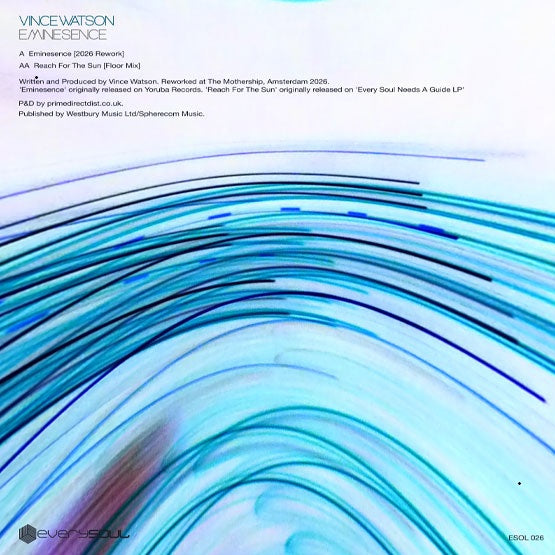 Vince Watson - Eminesence【近日入荷予定】