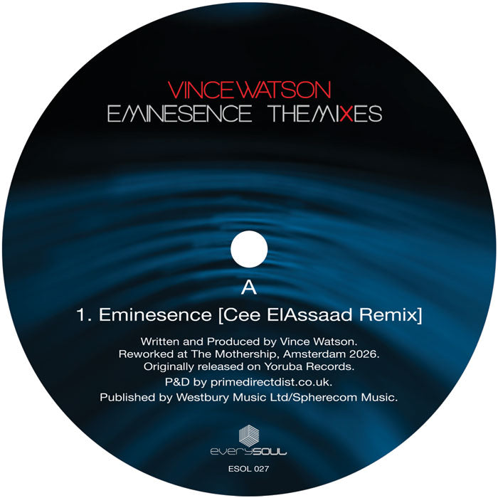 Vince Watson - Eminesence: The Mixes【近日入荷予定】