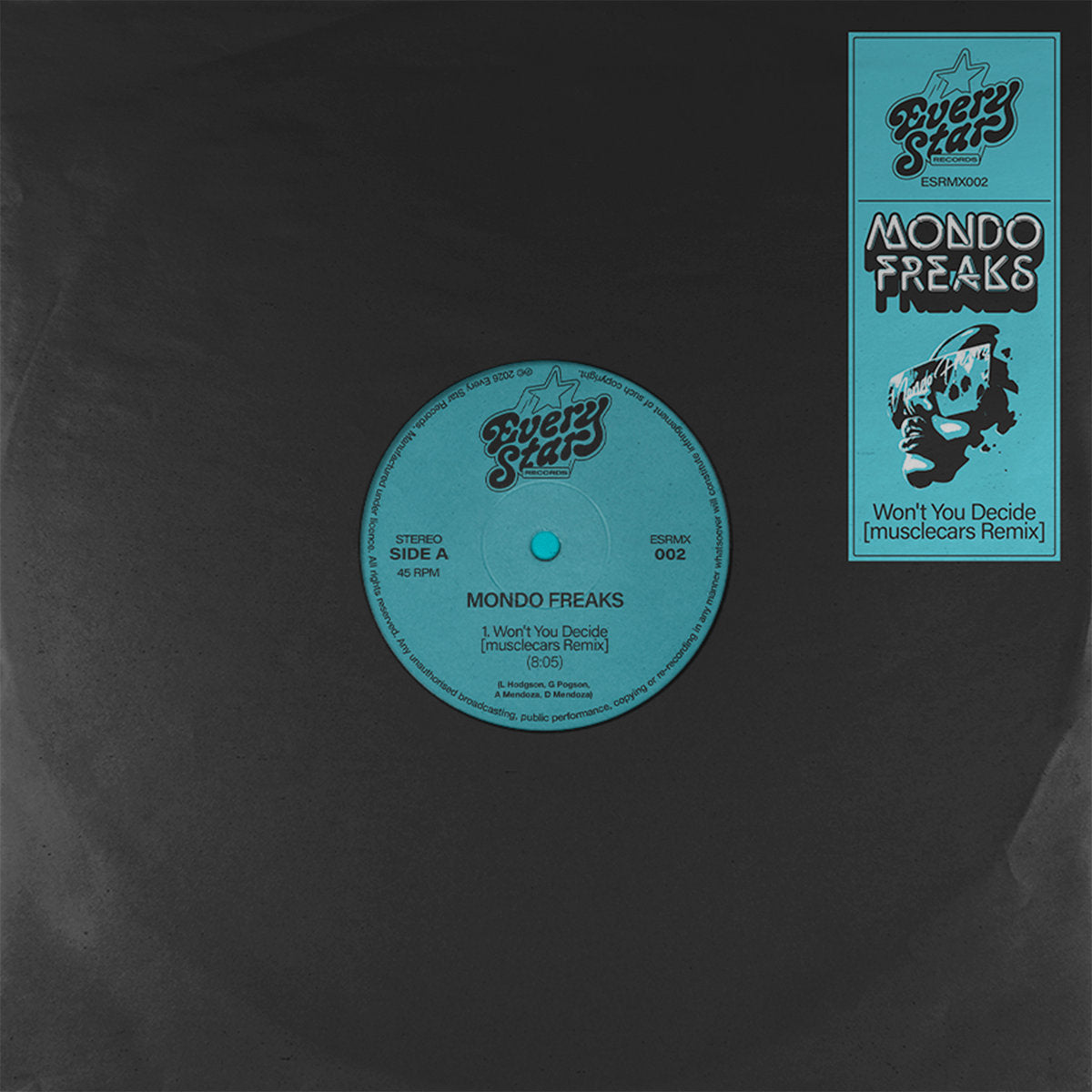 Mondo Freaks – Won't You Decide (Musclecars Remix)【近日入荷予定】