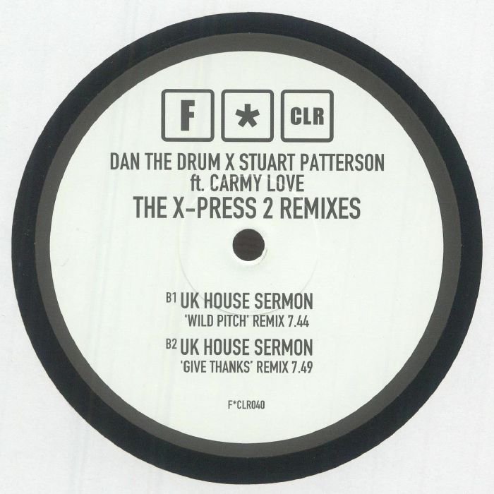 Dan The Drum / Stuart Patterson feat Carmy Love【近日入荷予定】