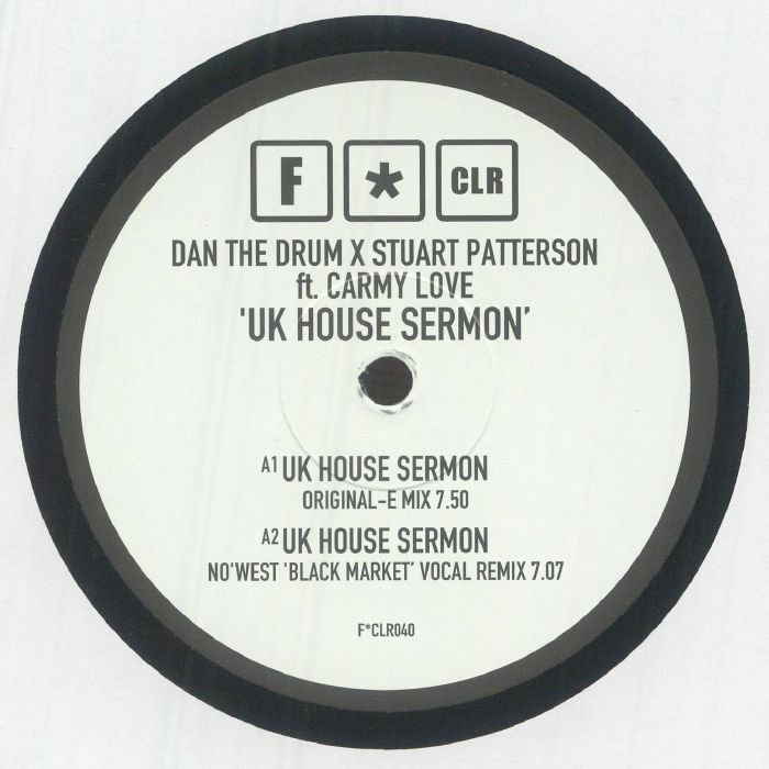 Dan The Drum / Stuart Patterson feat Carmy Love【近日入荷予定】