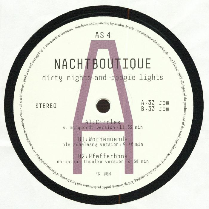 DJ Jauche - Nachtboutique : Dirty Nights & Boogie Lights Pt 4 (lim. Reissue)【近日入荷予定】