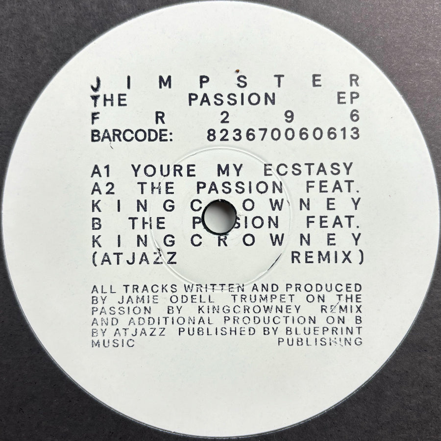 Jimpster – The Passion EP【近日入荷予定】