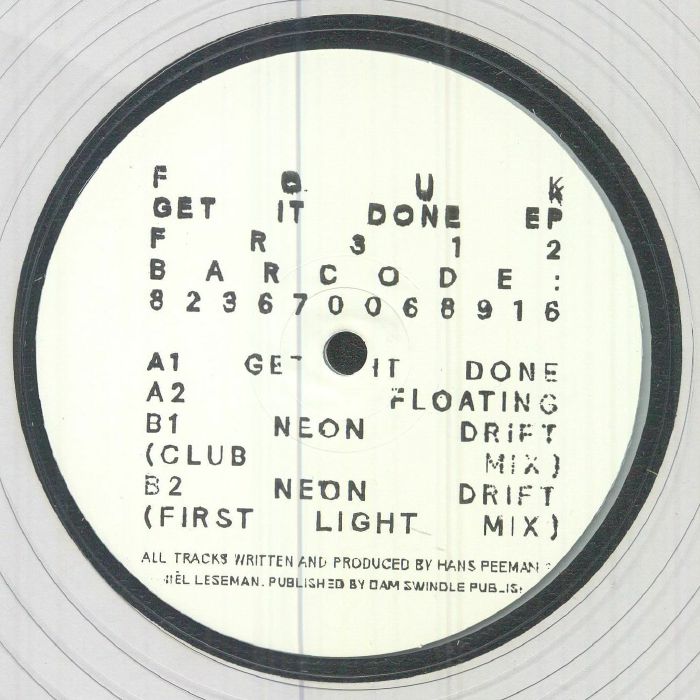 Fouk – Get It Done EP【近日入荷予定】