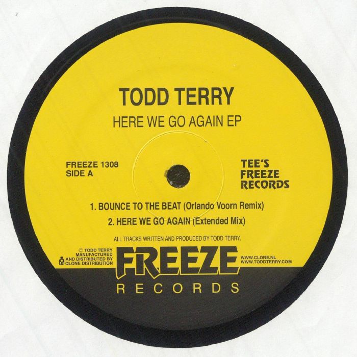 Todd Terry – Here We Go Again EP【近日入荷予定】