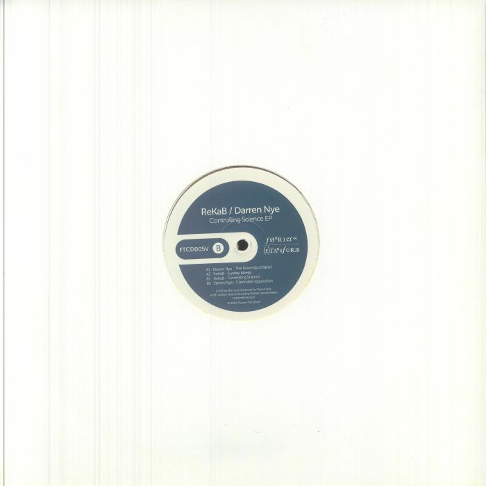 ReKaB / Darren Nye – Controlling Science EP【近日入荷予定】
