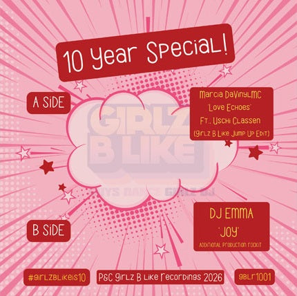 Marcia DaVinylMC / DJ Emma - Love Echoes / Joy【近日入荷予定】