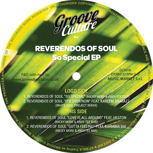 Reverendos Of Soul - So Special EP